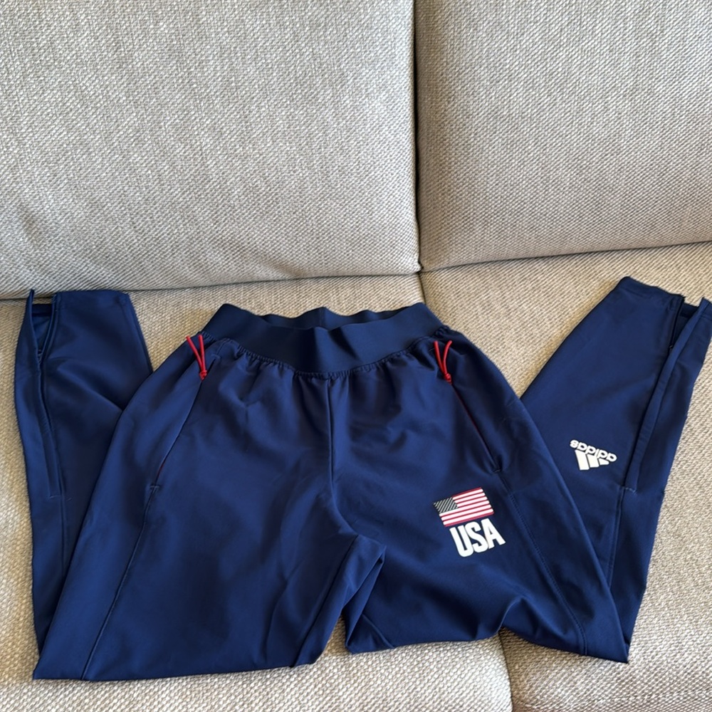 Adidas joggers.